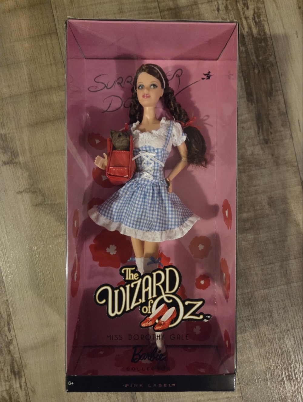 Barbie Dorothy Gale - Blue and White Gingham Dress with Red Accents